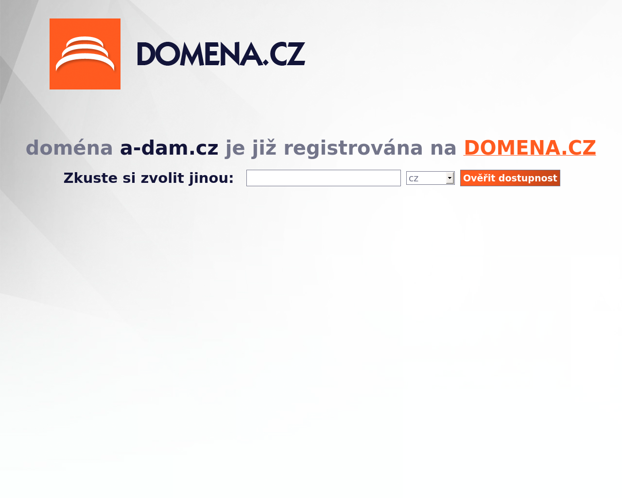 Site Image a-dam.cz v 1280x1024