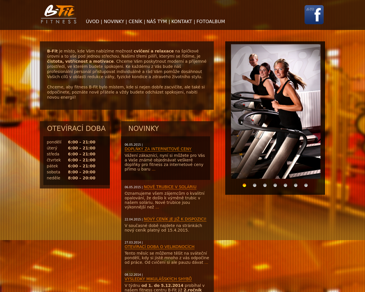 Site Image b-fitness.cz v 1280x1024
