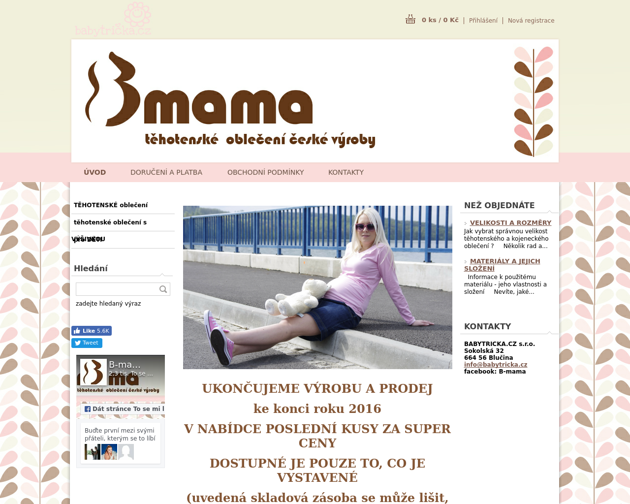 Site Image b-mama.cz v 1280x1024