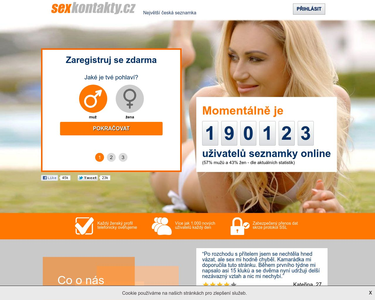 Site Image sexykontakty.cz v 1280x1024